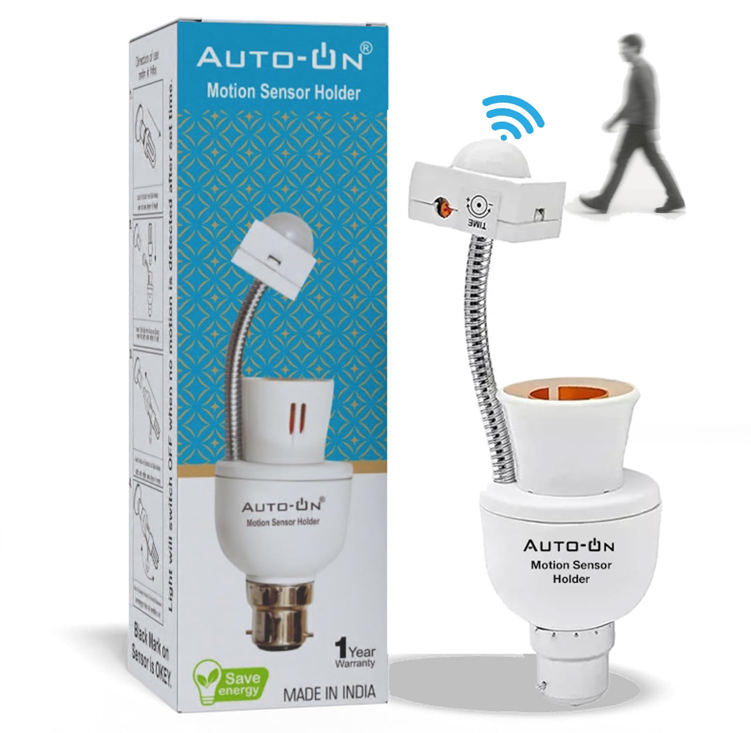 Motion Sensor Bulb Holder – Techsuperstar
